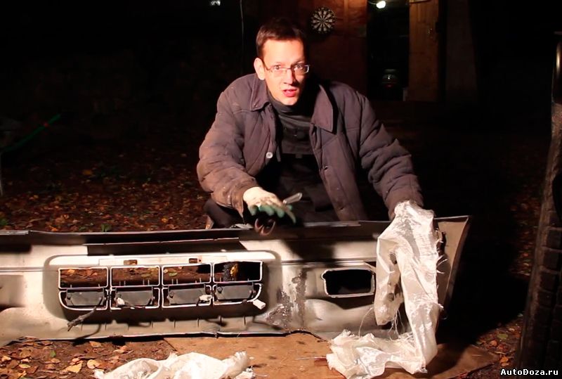 Как самостоятельно отремонтировать пластиковый бампер автомобиля своими руками