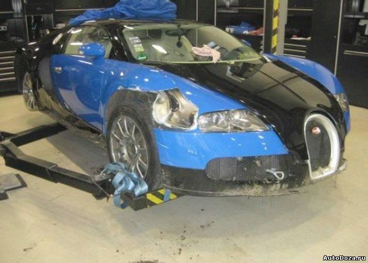 Всю жизнь хотел Bugatti Veyron, но хватило только на битый