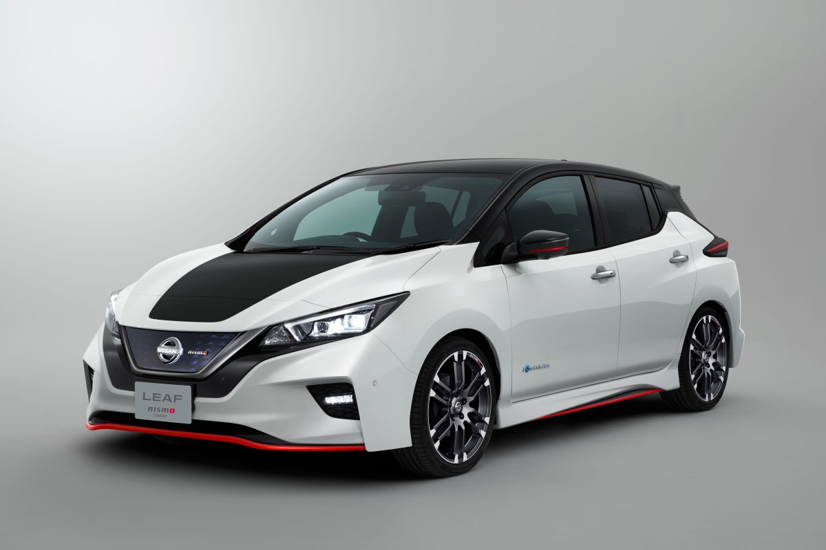 Nissan представил первый образ новой концепции электрического автомобиля Leaf GT