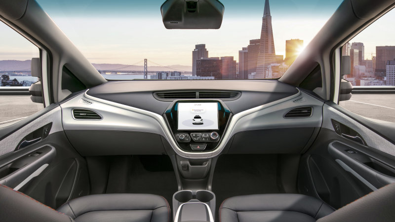 General Motors Cruise AV планирует создать автономный автомобиль без рулевого колеса или педалей