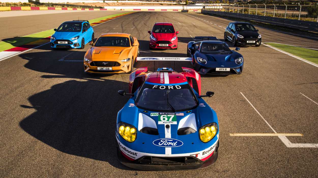Ford GT, Mustang GT, Focus RS и многие другие модели марки Ford идут голова в голову в Испании