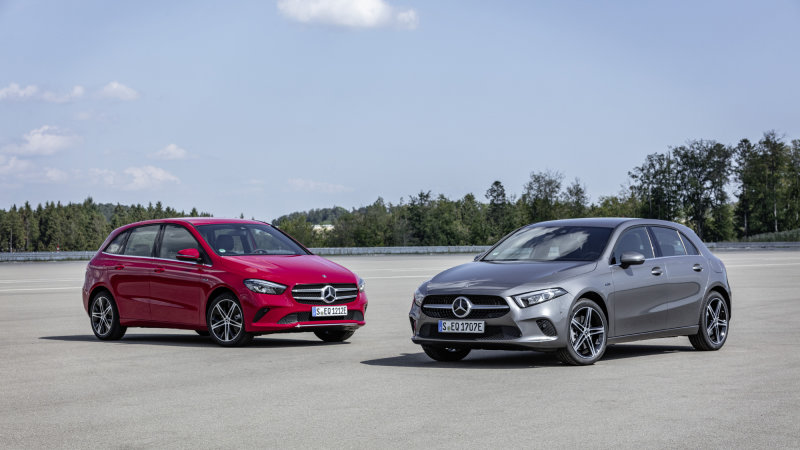Mercedes-Benz A-Class и B-Class получат гибридную опцию в Европе