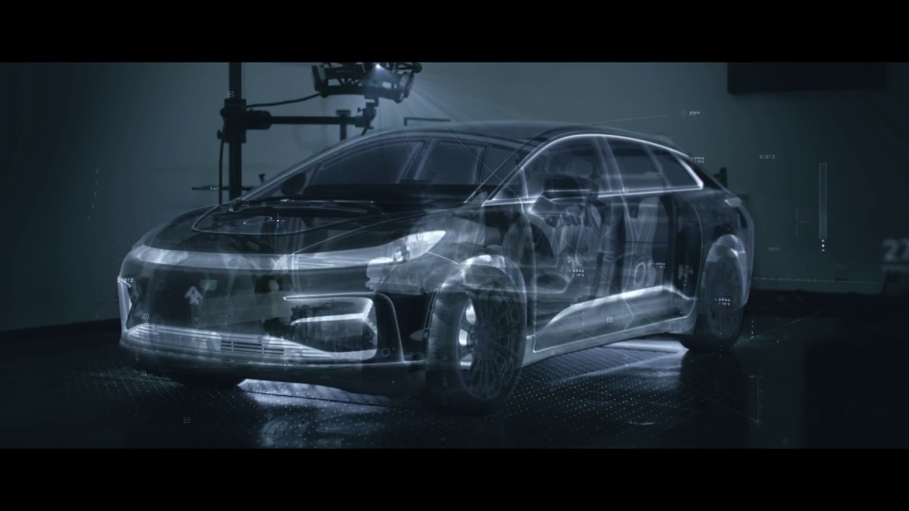 Faraday Future показывает FF91 aero в новом видео